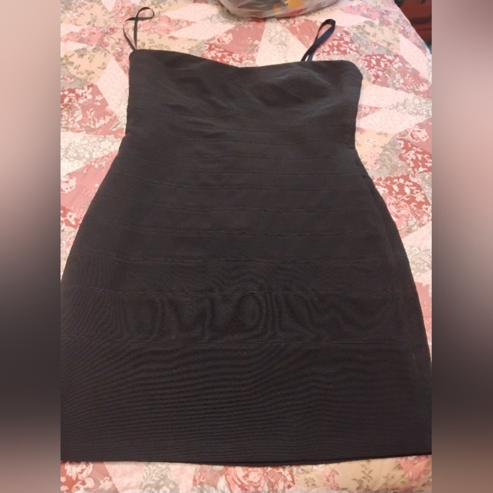 Elegant Black Strapless Dress
